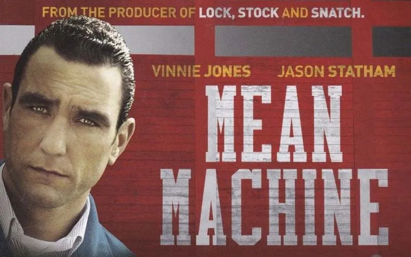 Vinnie Jones trong phim Mean Machine, kể về một cầu thủ bóng đá tìm lại chính mình trong môi trường khắc nghiệt.