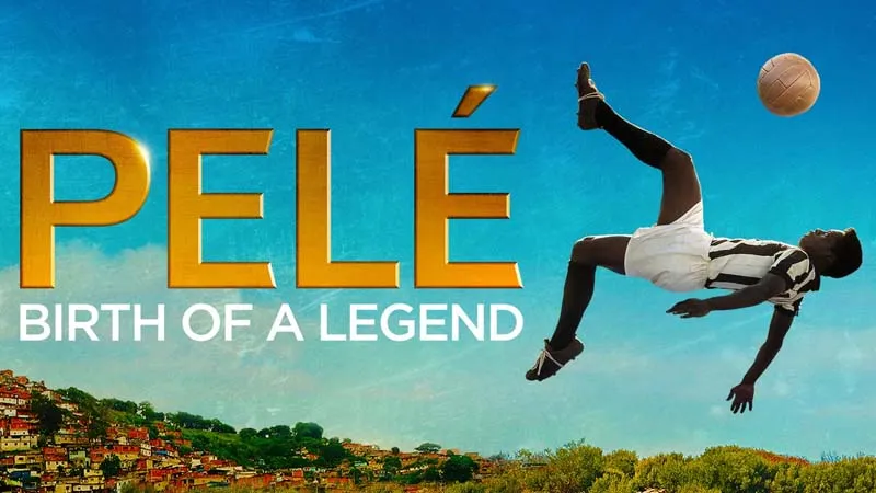 Huyền thoại Pelé thời trẻ trong phim tiểu sử Pelé: Birth of a Legend, khắc họa cuộc đời một cầu thủ bóng đá vĩ đại.