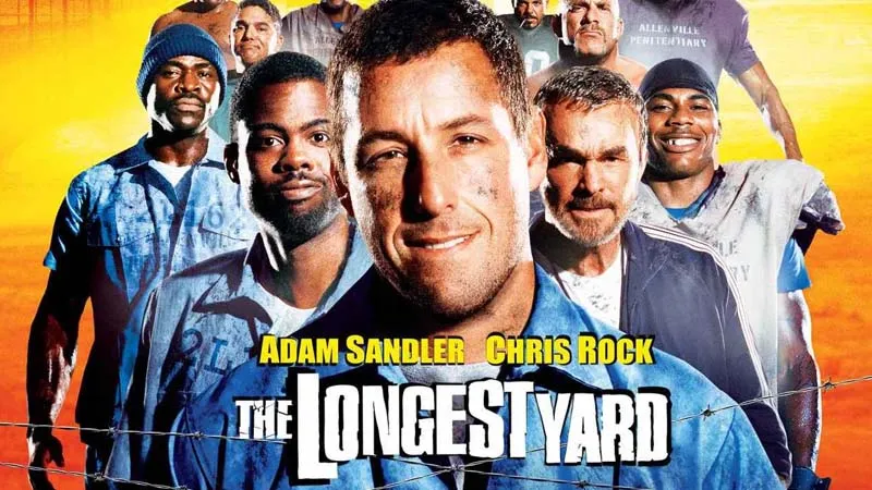 Cầu thủ bóng đá Paul Crewe do Adam Sandler thủ vai trong The Longest Yard, đấu tranh cho sự công bằng của tù nhân.