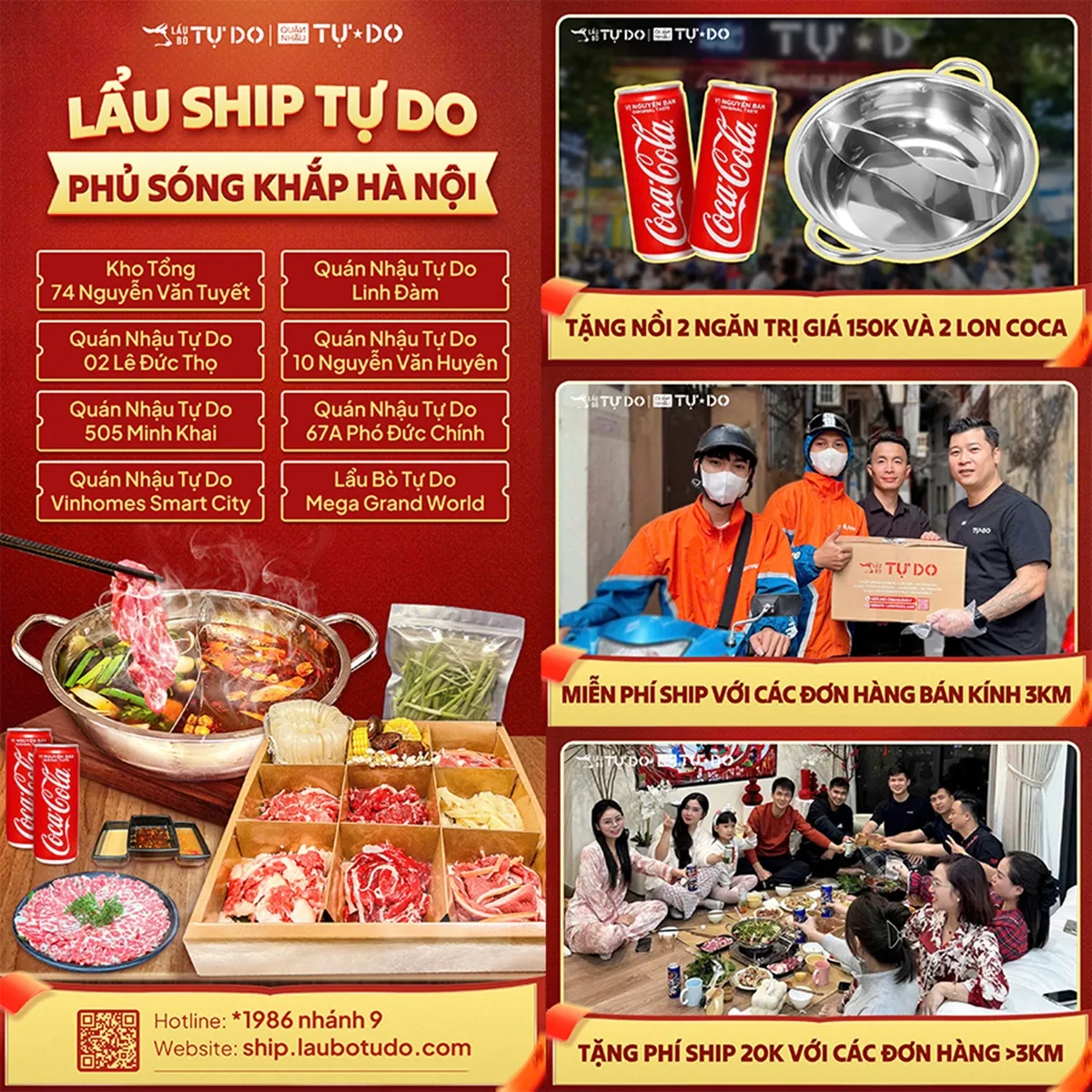 Thực đơn lẩu đa dạng, phục vụ buổi xem bóng đá ăn nhậu gì