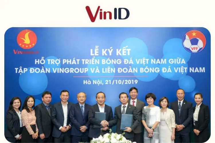 Lễ ký kết giữ VFF và tập đoàn Vin Group