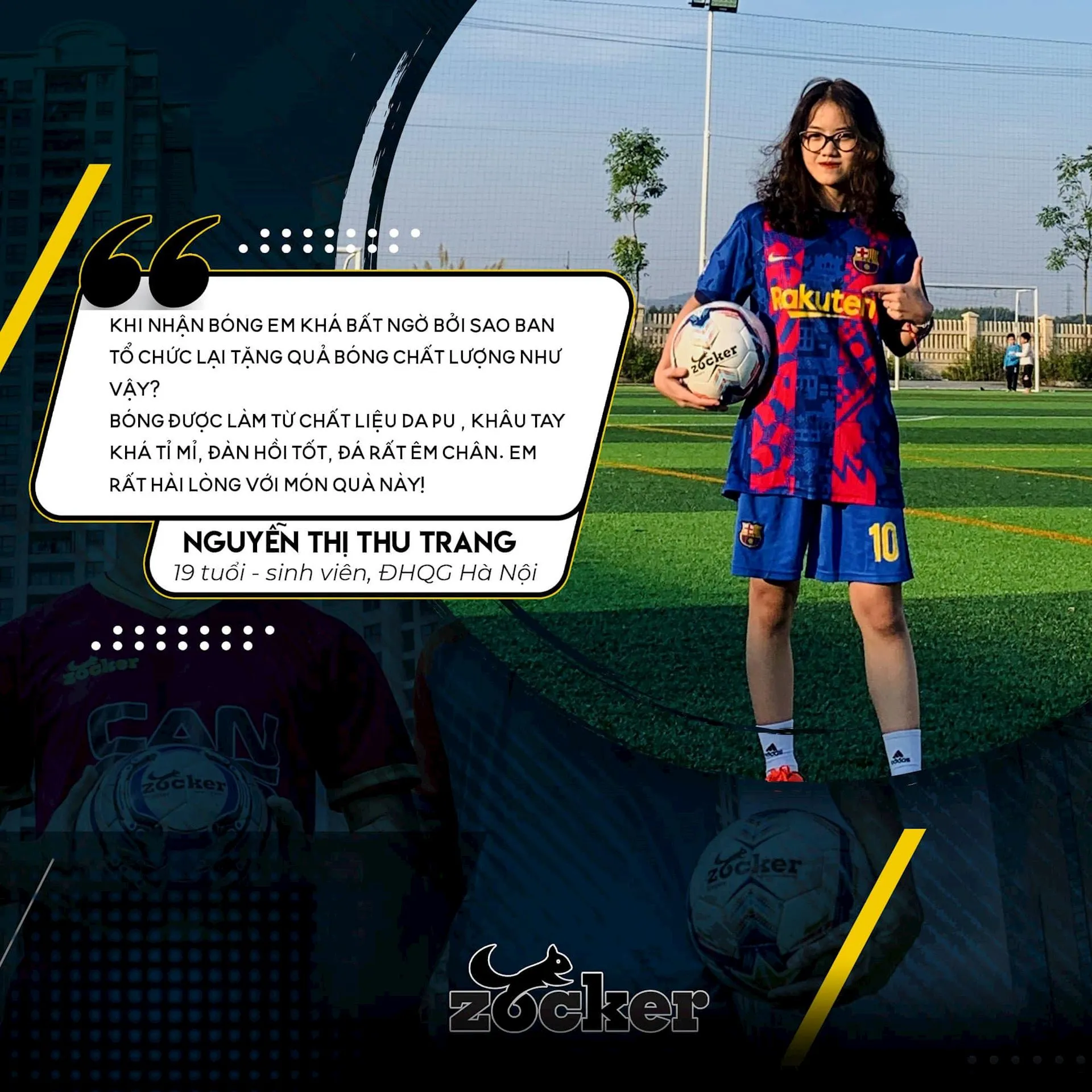 Đánh giá tích cực của người dùng về bóng đá Zocker, gợi ý lựa chọn bóng chất lượng cao