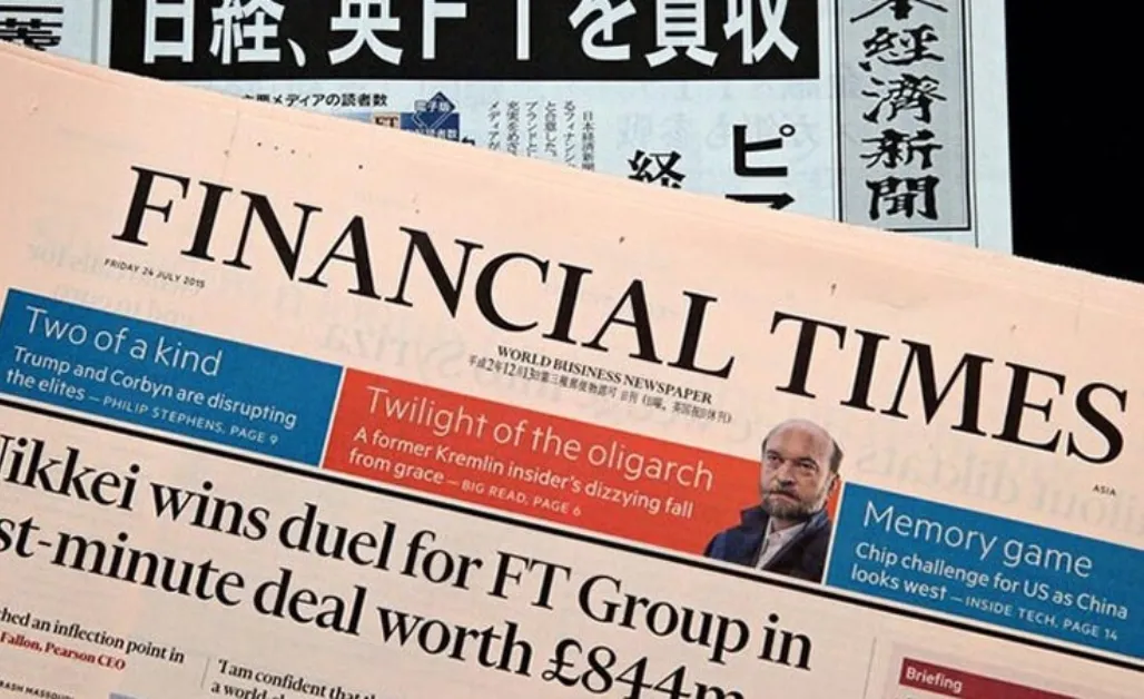 Ft trong báo chí: Financial Times là tờ báo tài chính uy tín