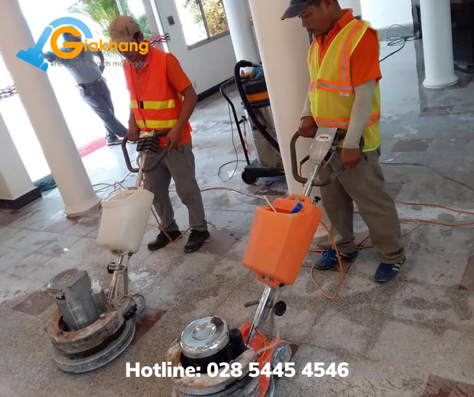 Quy trình đánh bóng đá hoa cương chuyên nghiệp giúp phục hồi vẻ đẹp và độ bền