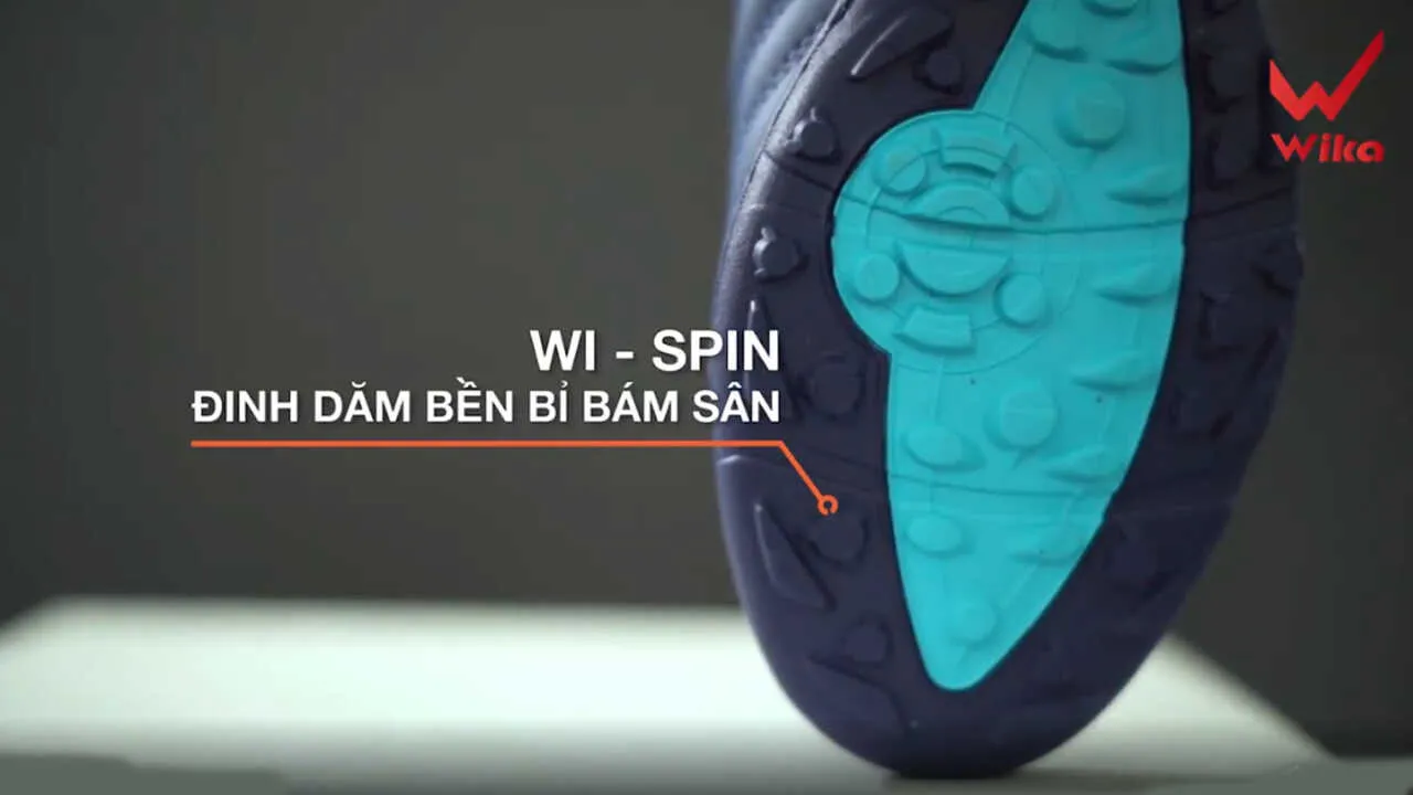 Mặt đế giày đinh TF chuyên dụng cho sân bóng đá nhân tạo, đảm bảo độ bám sân tối ưu