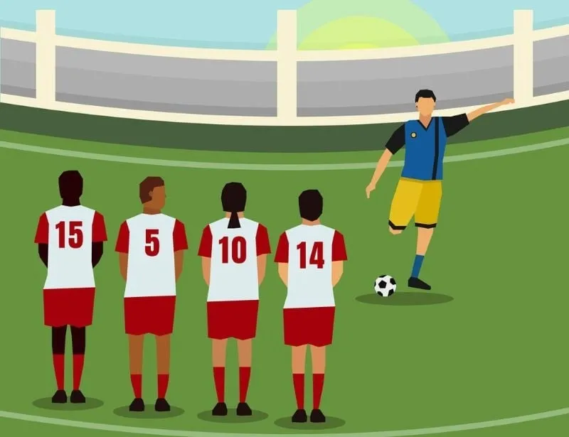 Thủ môn phạm lỗi gián tiếp trong khu vực cấm địa