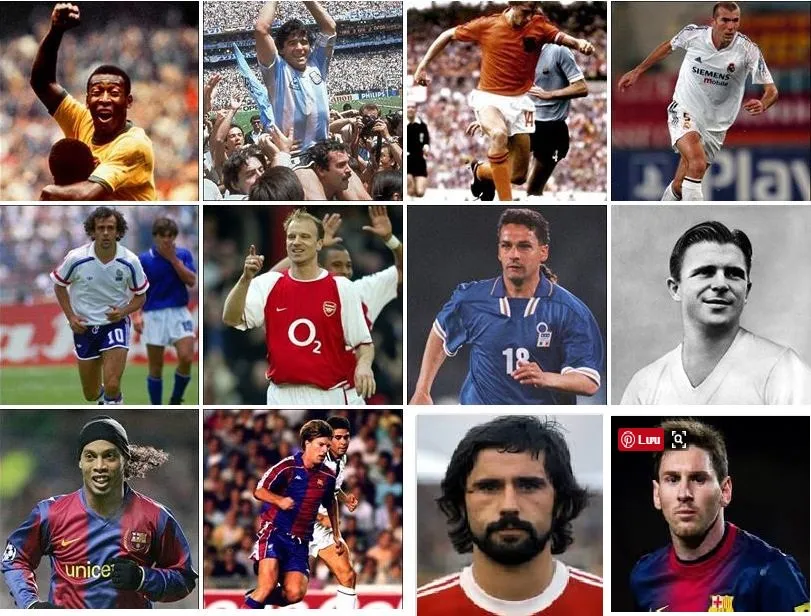 Các số 10 huyền thoại trong bóng đá